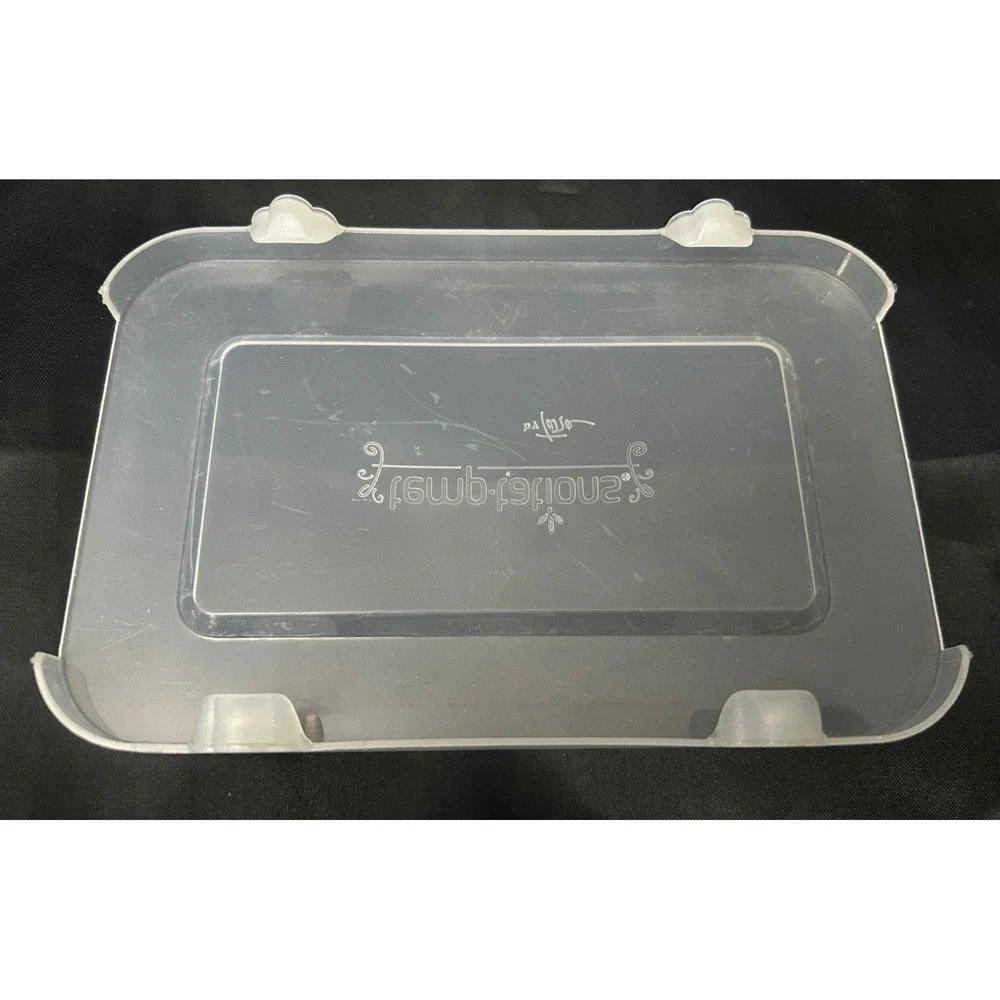 Temp-tations by Tara Harvest 12oz Mini Loaf Pan w/ Lid Pumpkin Scroll Fall NWT